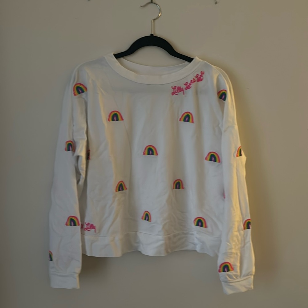 Lilly loves love lightweight sweatshirt